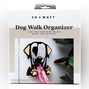 30 Watt Dog Walk Organizer, Wall Mountable, Built-in Pick Up Bag Dispenser